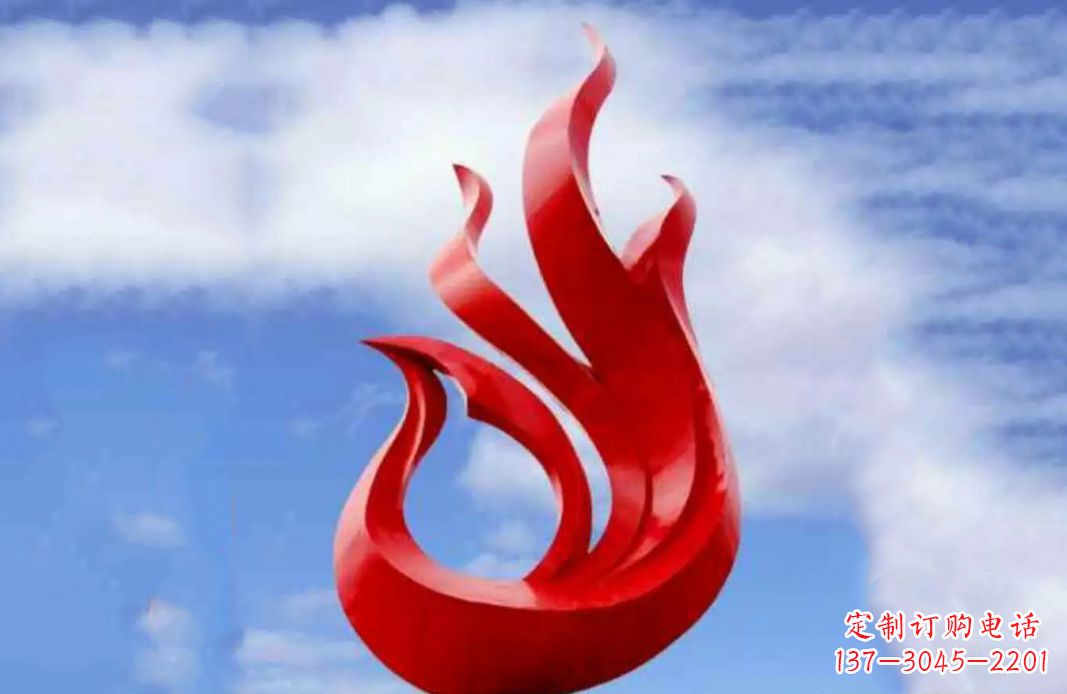 河源凤凰雕塑不锈钢金之美