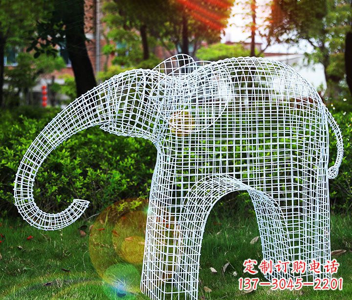 河源不锈钢大象雕塑给城市带来美丽的艺术