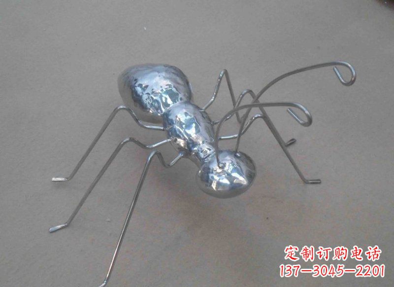 河源不锈钢蚂蚁公园动物雕塑一种具有艺术价值的蚂蚁雕塑