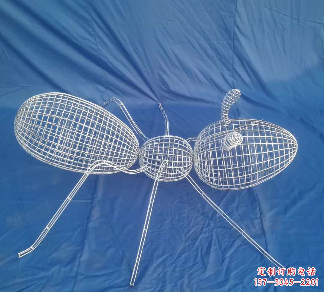 河源不锈钢蚂蚁镂空雕塑1