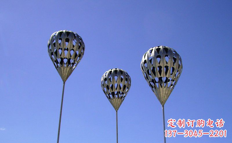 河源不锈钢气球雕塑把美丽带回大自然