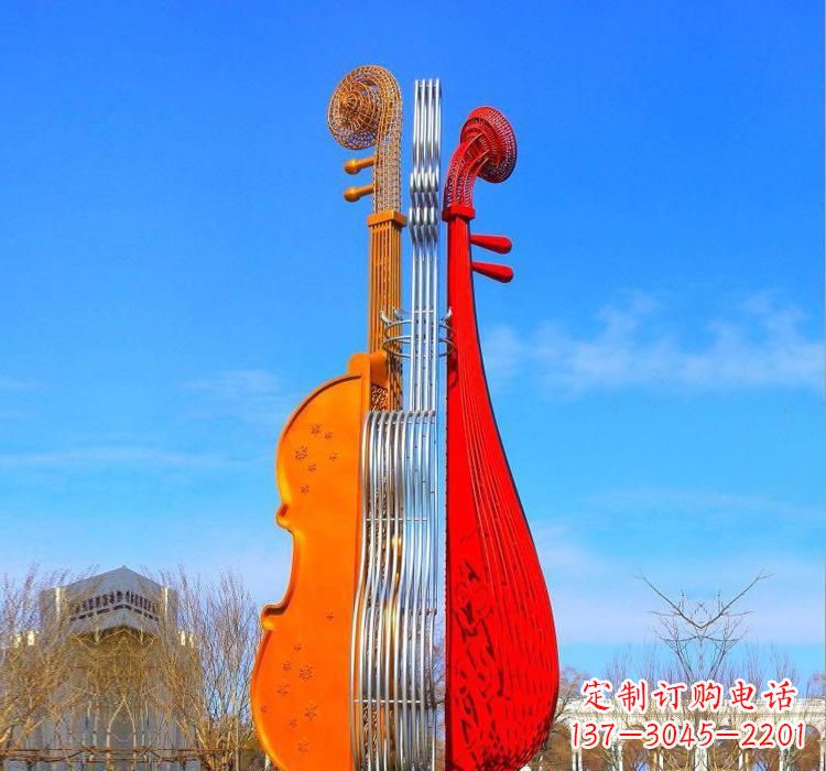 河源钢琴雕塑灵魂之声
