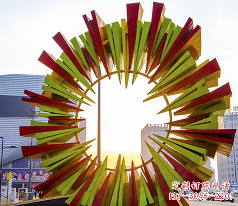 河源绚烂太阳,精美不锈钢太阳花雕塑