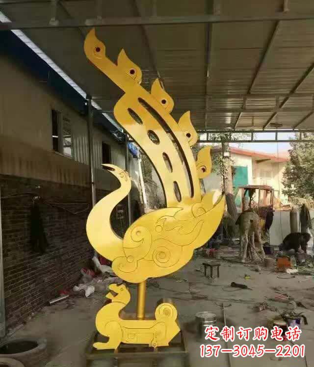 河源不锈钢铁艺凤凰雕塑