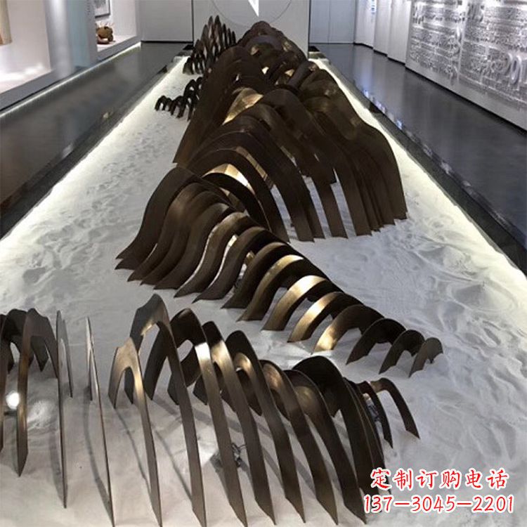 河源不锈钢铁艺假山雕塑让自然风景回归