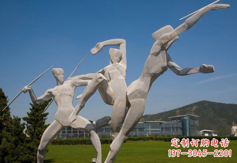 河源不锈钢标枪雕塑象征勇气和力量