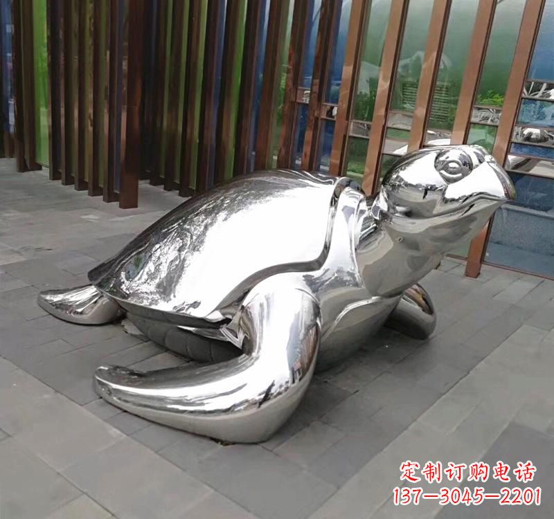 河源不锈钢乌龟雕塑