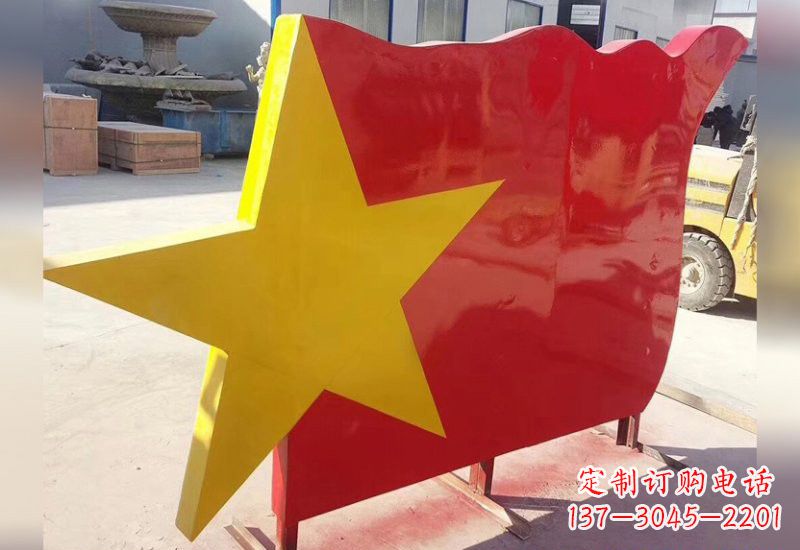 河源不锈钢五角星旗帜雕塑不只是国旗