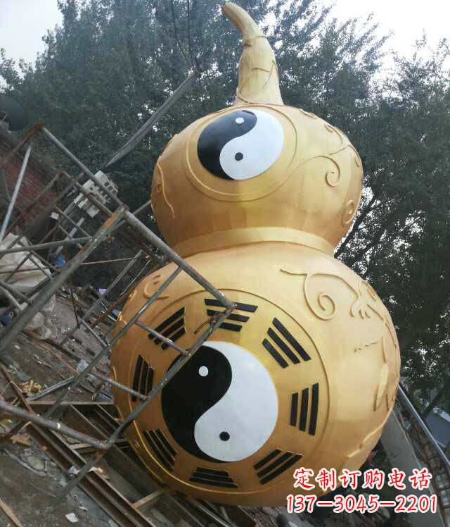 河源精美不锈钢葫芦雕塑