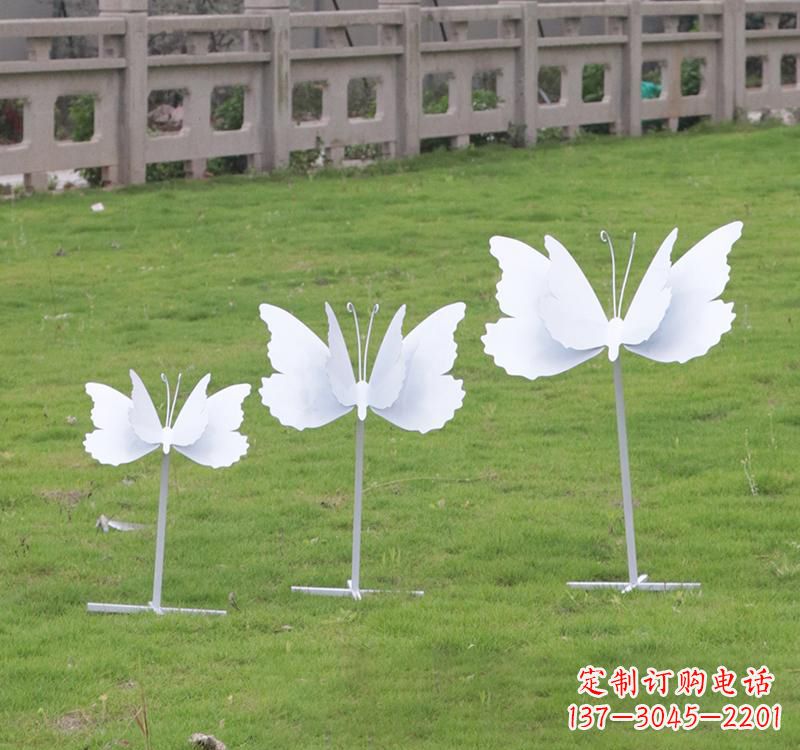 河源不锈钢艺术之美蝴蝶雕塑