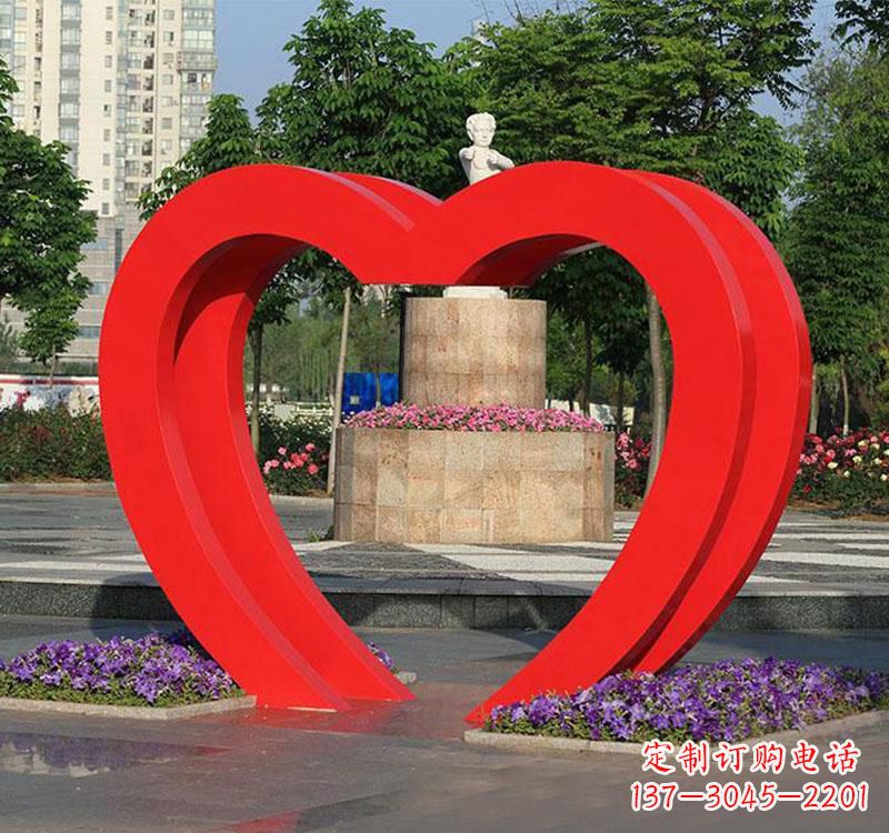 河源精美不锈钢拱门雕塑
