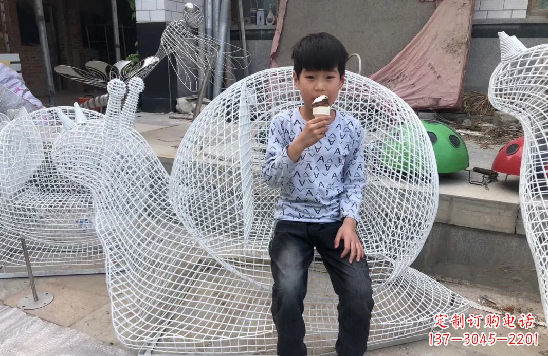 河源精美不锈钢蜗牛雕塑