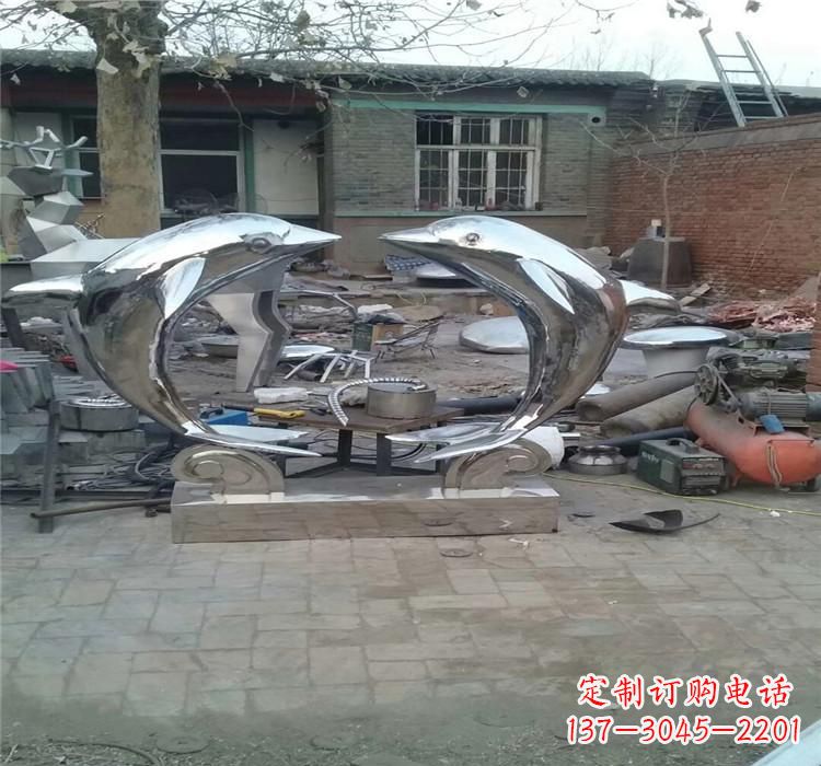 河源不锈钢海豚雕塑——精美之选