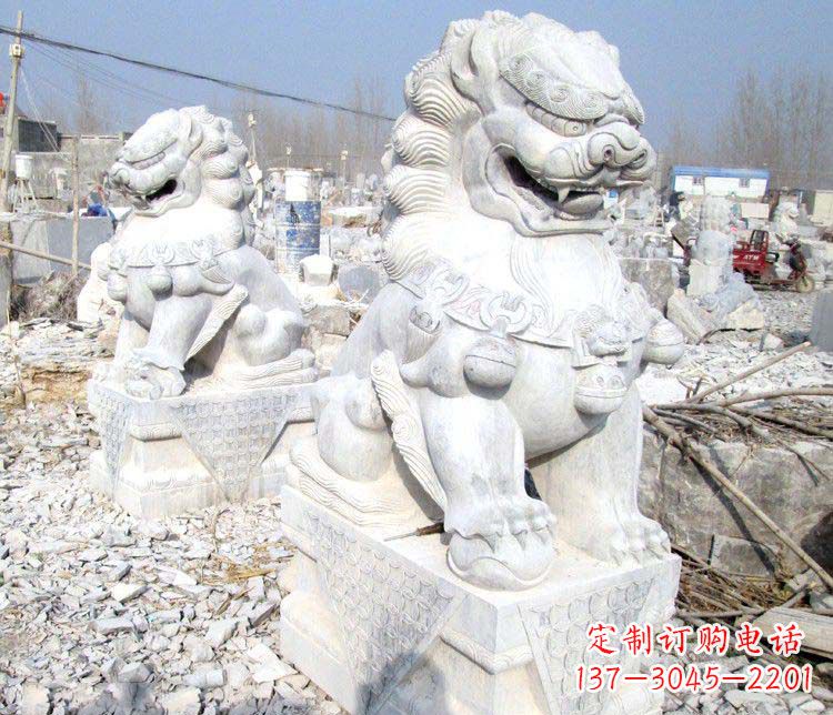 河源狮子雕塑一种神圣而古老的艺术