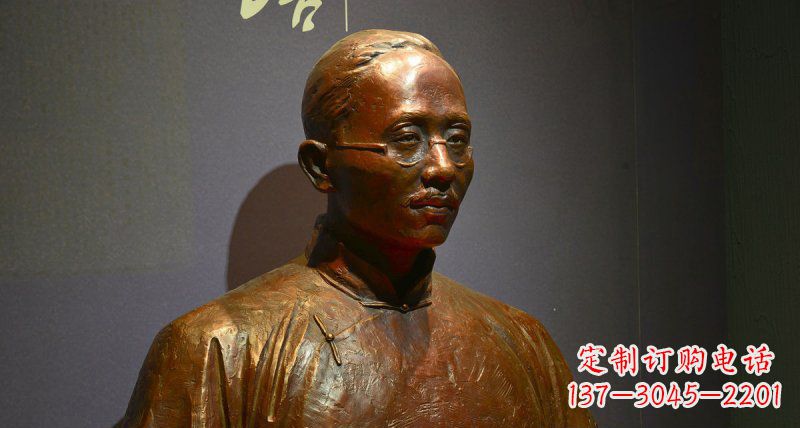 河源蔡元培——一位传奇民族英雄的雕塑