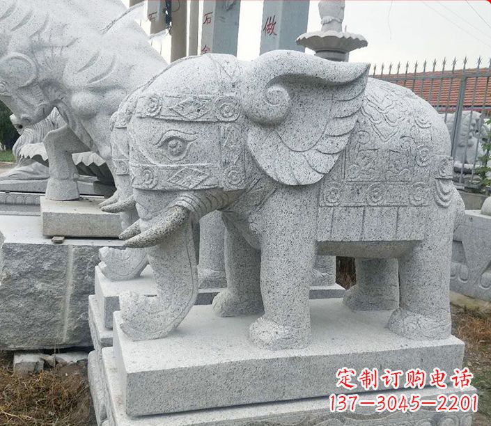 河源藏传佛教大象雕塑