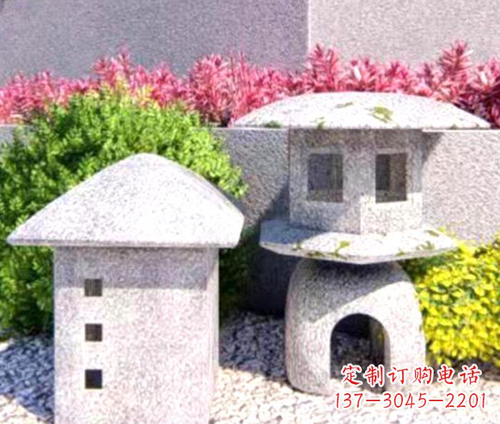河源草坪大理石石灯雕塑的传统文化