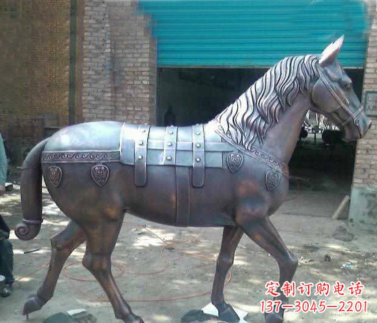 河源马铜雕塑传递草原动物的非凡魅力