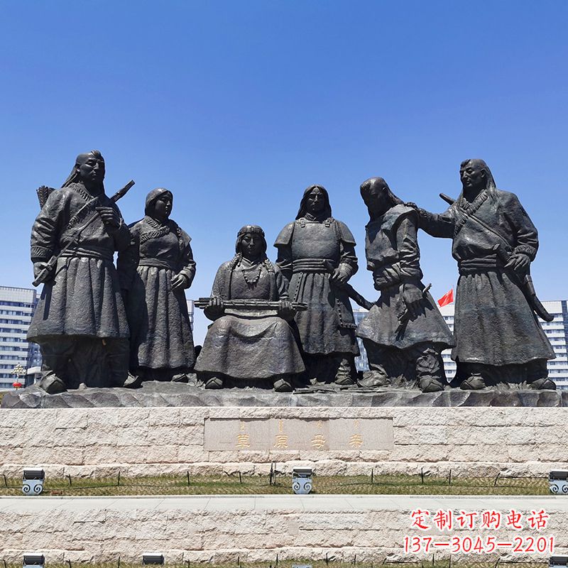 河源草原母亲——传承爱的雕塑