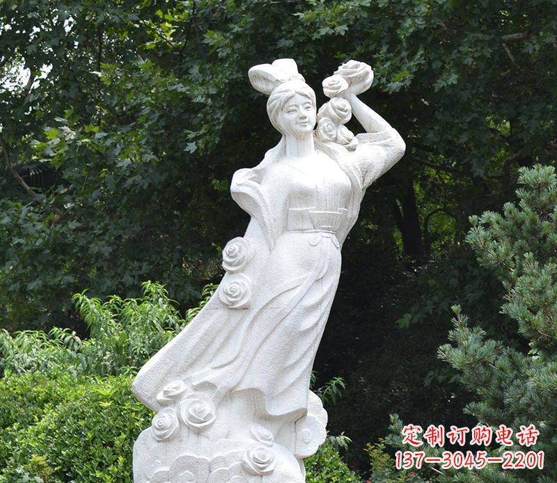 河源嫦娥奔月石雕绝美之作