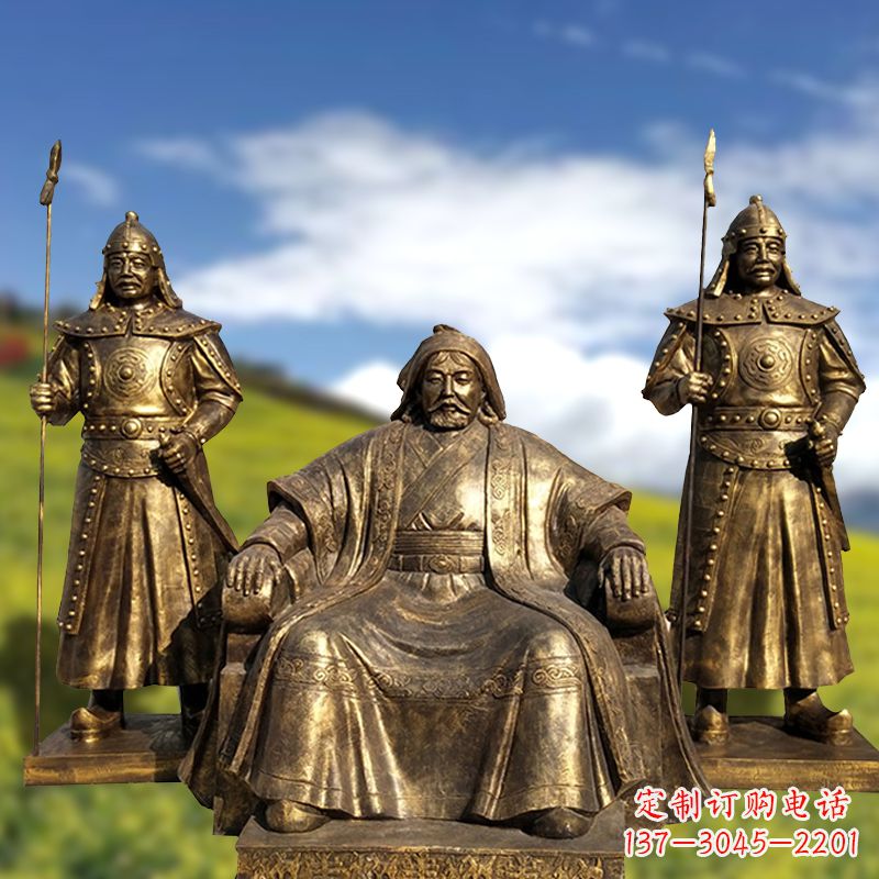 河源成吉思汗一座永恒的纪念雕塑