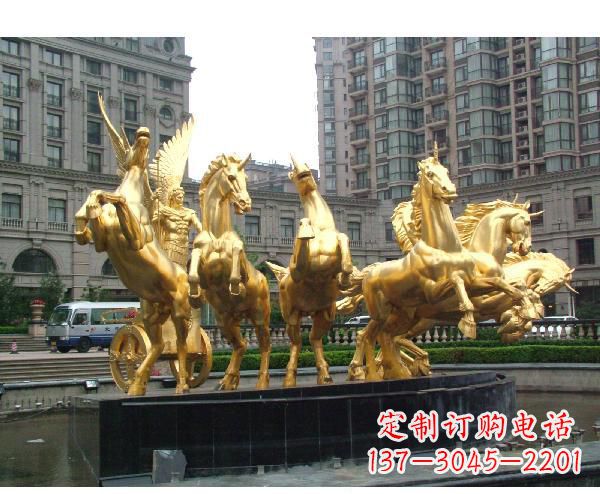 河源阿波罗的象征——青铜雕塑