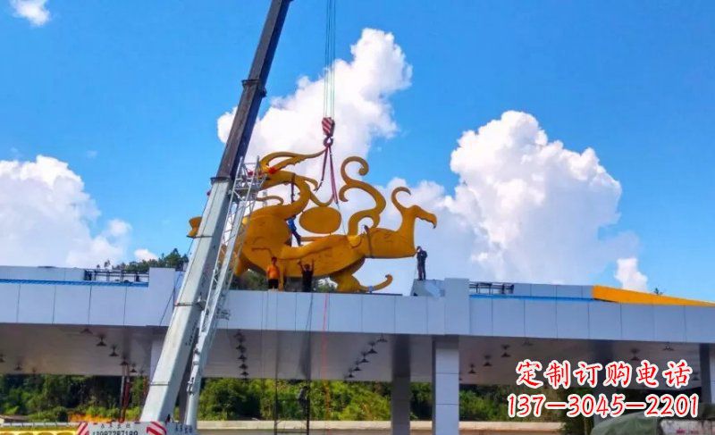 河源精美不锈钢龙雕塑,点缀城市之美