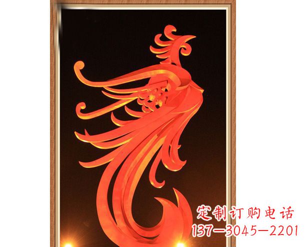 河源不锈钢凤凰雕塑美丽与传统的完美结合