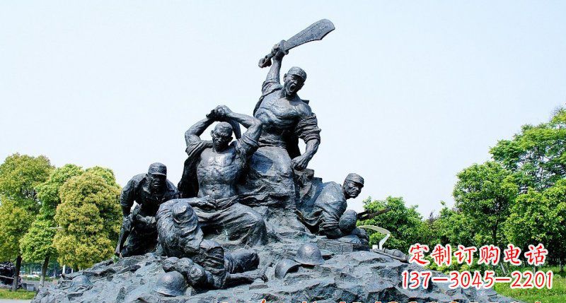 河源红军雕塑传承冲锋精神