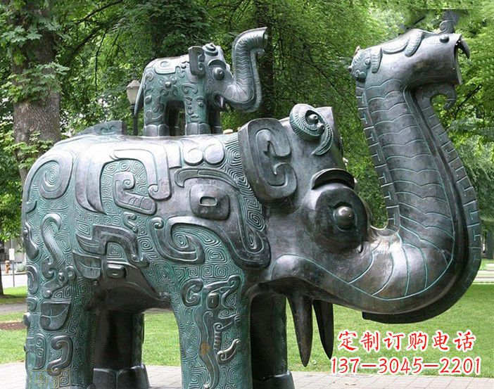 河源大象雕塑象征伟大气派