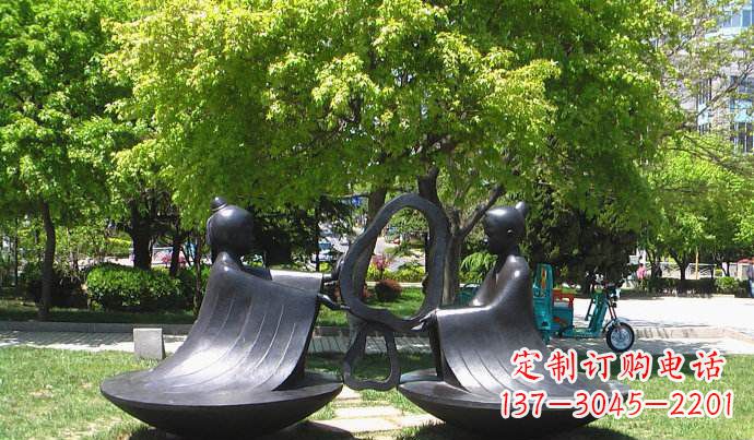 河源以孔融为灵感的校园铜雕