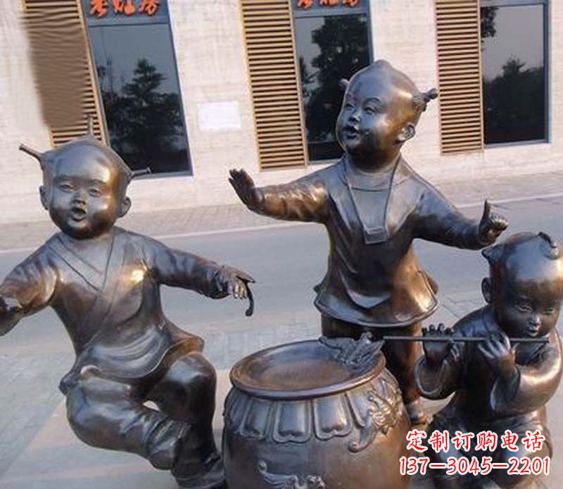 河源儿童铜雕——传承精神家园的艺术瑰宝