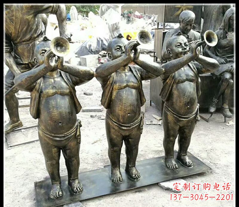 河源儿童雕塑弘扬传统文化