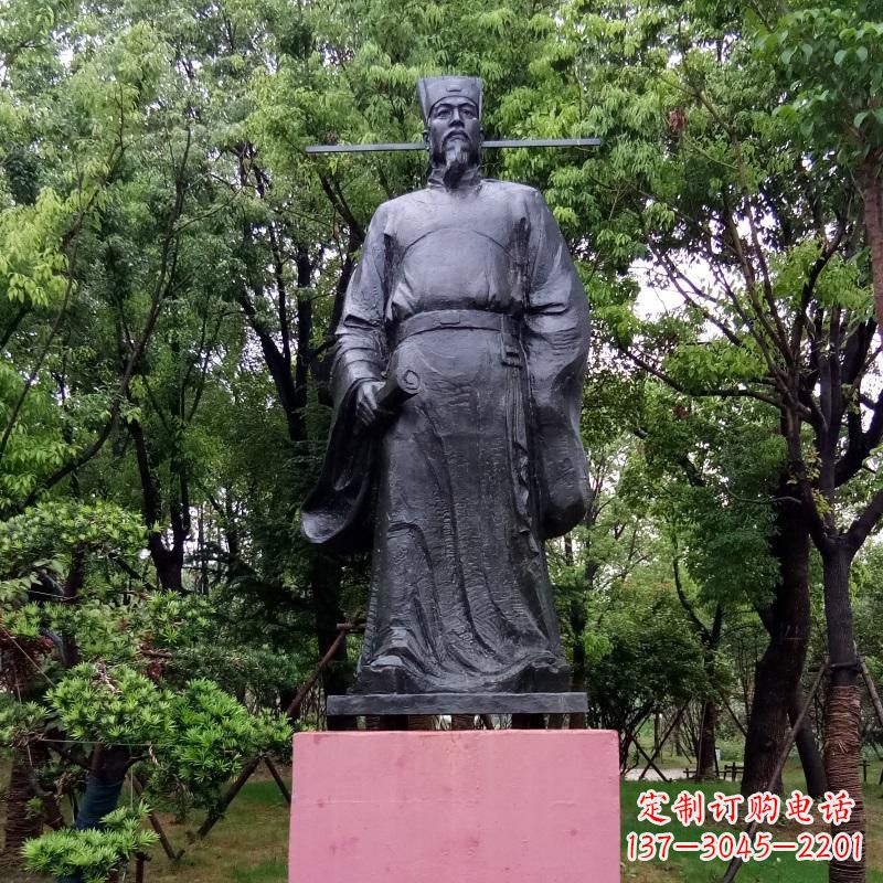 河源铜雕陶渊明——传承古代文学精髓