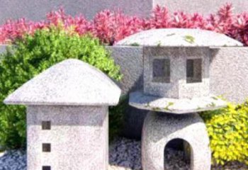 河源草坪大理石石灯雕塑的传统文化