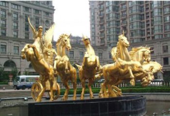 河源阿波罗的象征——青铜雕塑