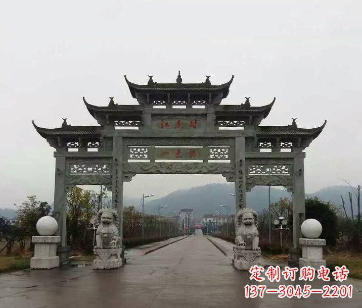 河源牌坊石雕传承民间文化