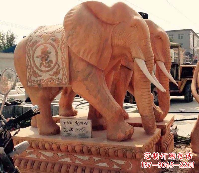河源大象雕塑 传承古典文化的艺术精品