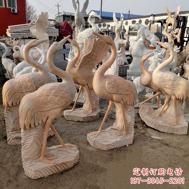 河源仙鹤雕塑艺术的经典之作