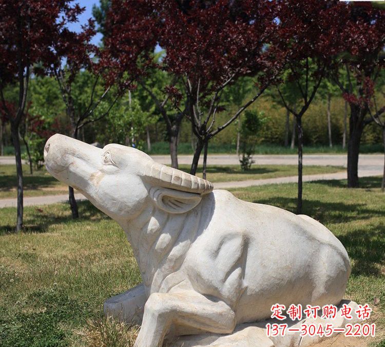 河源大理石动物雕塑传承文化的艺术精品