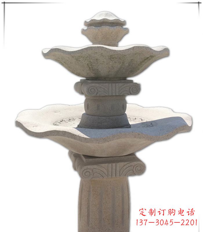 河源大理石多层喷泉石雕精美绝伦的艺术形式
