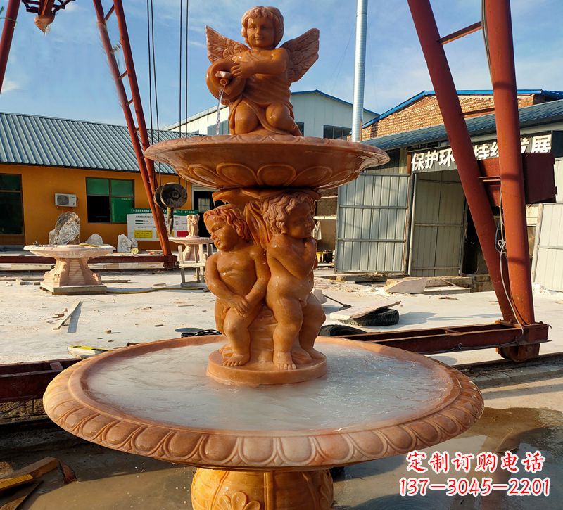河源大理石风水球雕塑传承古老文化