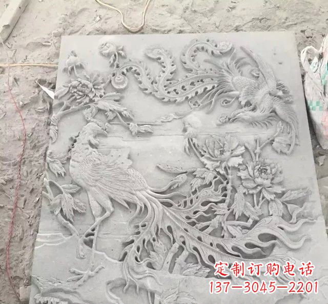 河源精美的凤凰雕塑