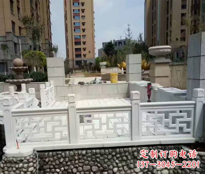 河源精美大理石国旗台石雕雕塑