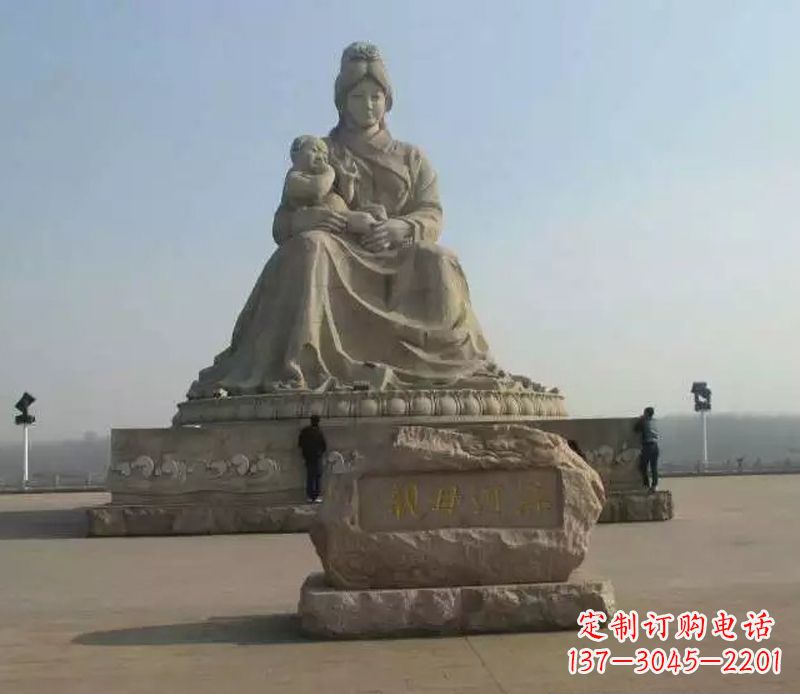 河源大理石母亲精美雕塑