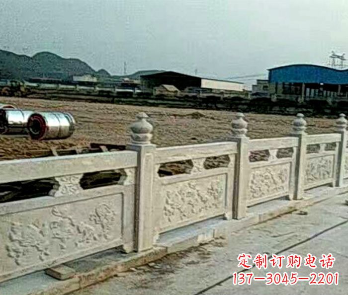 河源精美大理石栏板雕塑