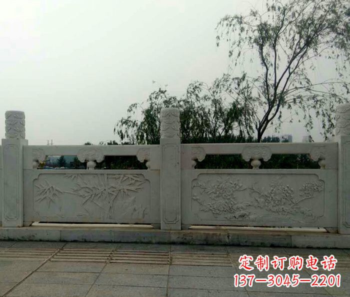 河源精美大理石栏板石雕