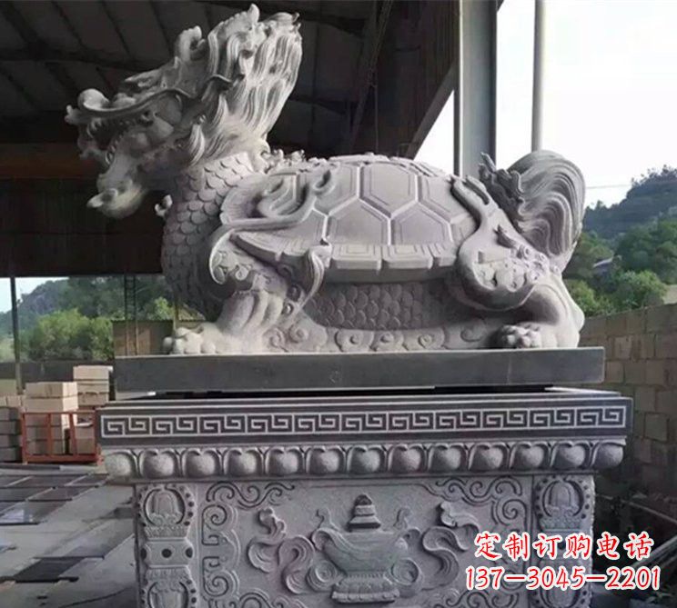 河源中领雕塑 | 手工制作大理石龙雕塑