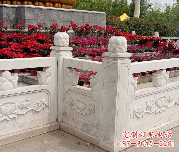 河源精美大理石旅游景区石雕栏板