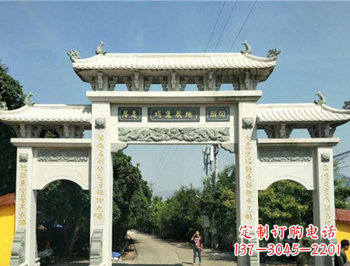 河源大理石牌坊雕塑